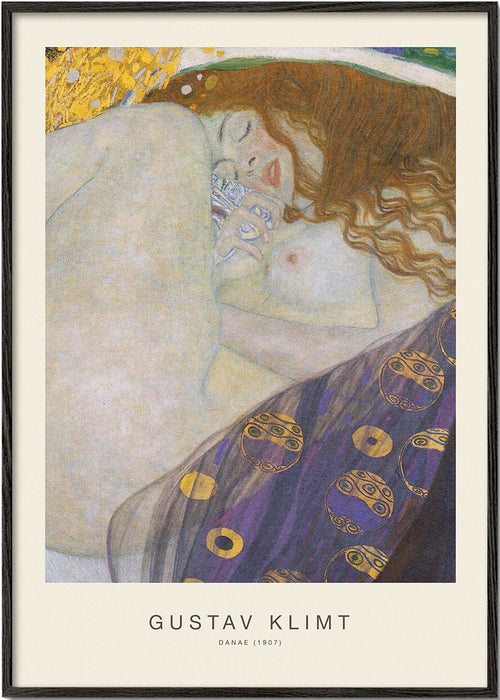 Plakat vintage: Danae w złotych tonach