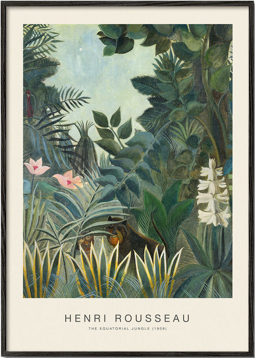 Plakat botaniczny: dżungla Rousseau