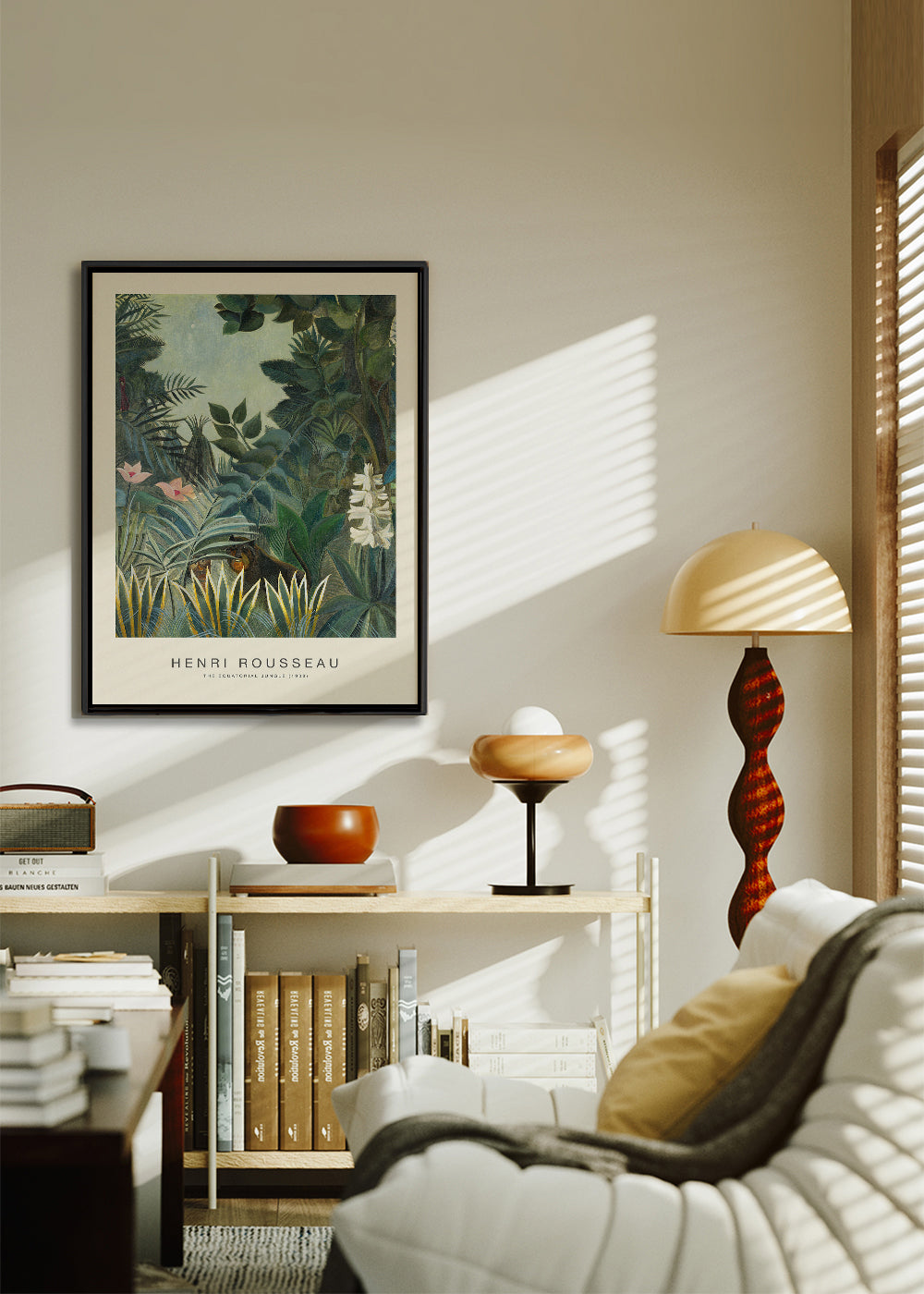 Plakat botaniczny: dżungla Rousseau