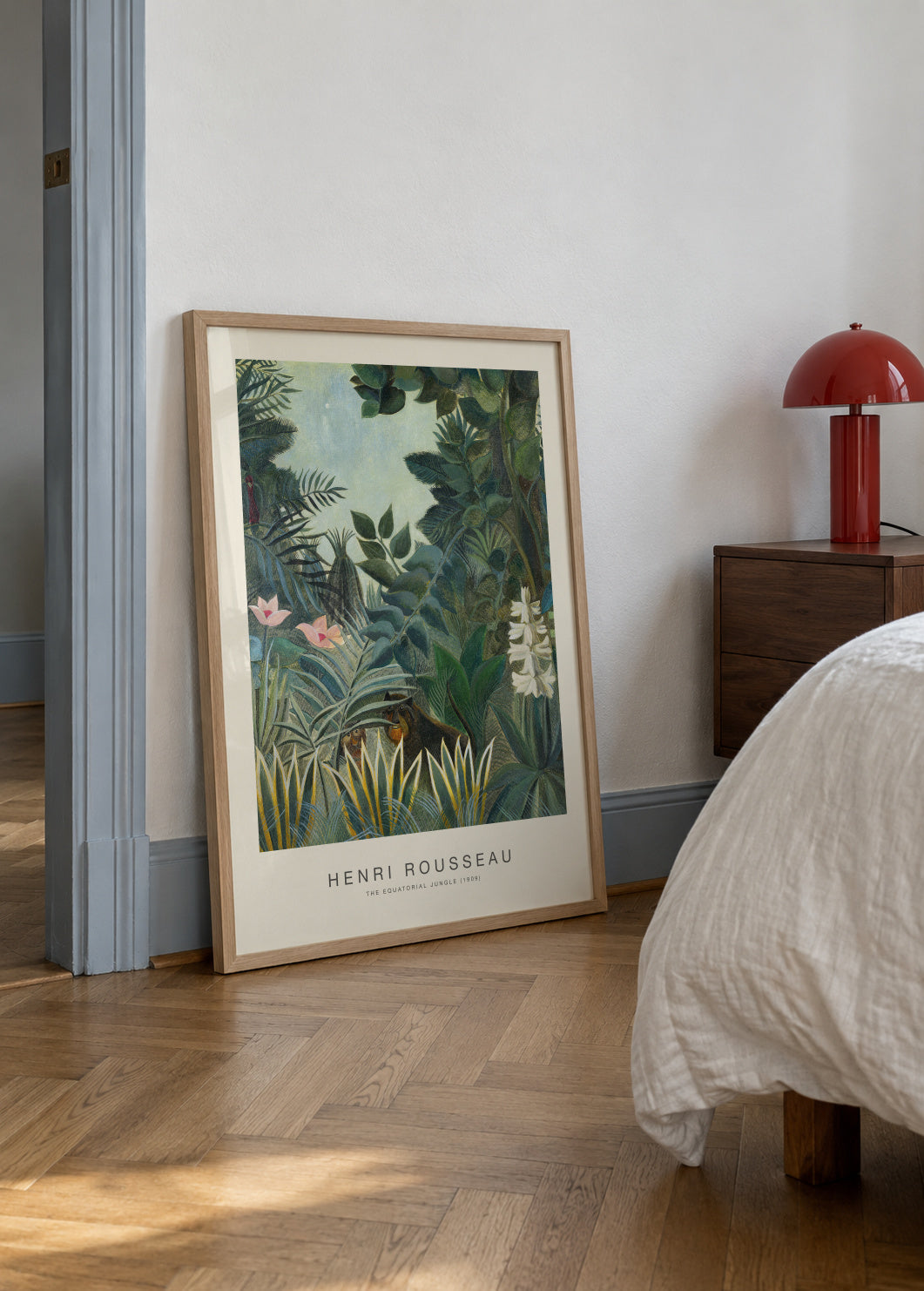The Equatorial Jungle (Special Edition) - Henri Rousseau - Framed poster in an interior