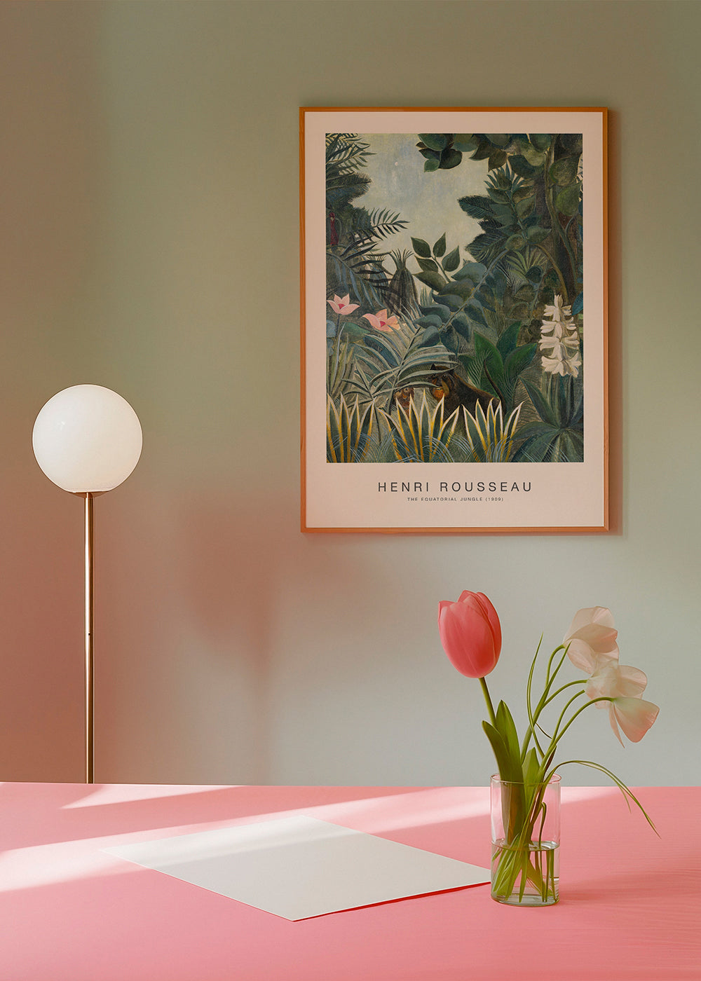 Plakat botaniczny: dżungla Rousseau