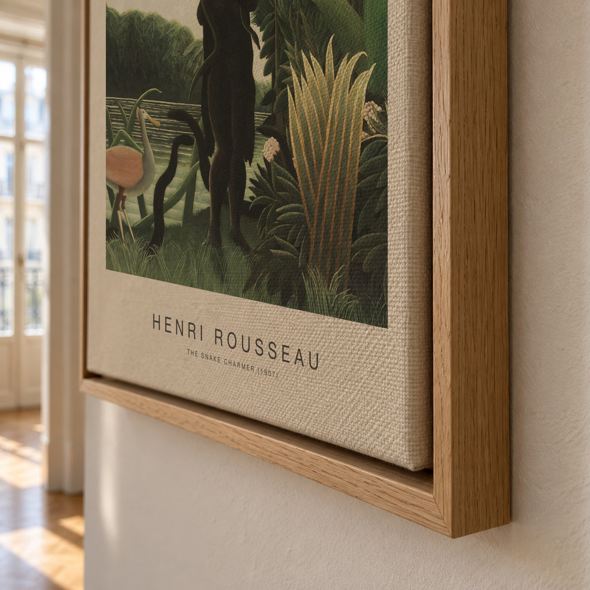 The Snake Charmer (Special Edition) - Henri Rousseau - Framed canvas detail