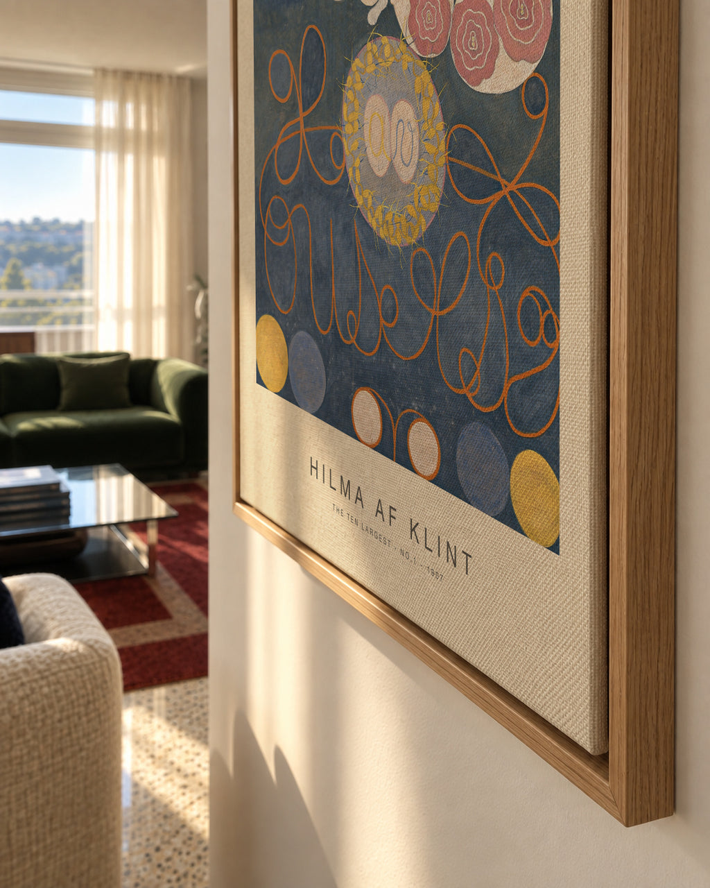 The Ten Largest, No.1 (Special Edition) - Hilma af Klint - Framed canvas detail