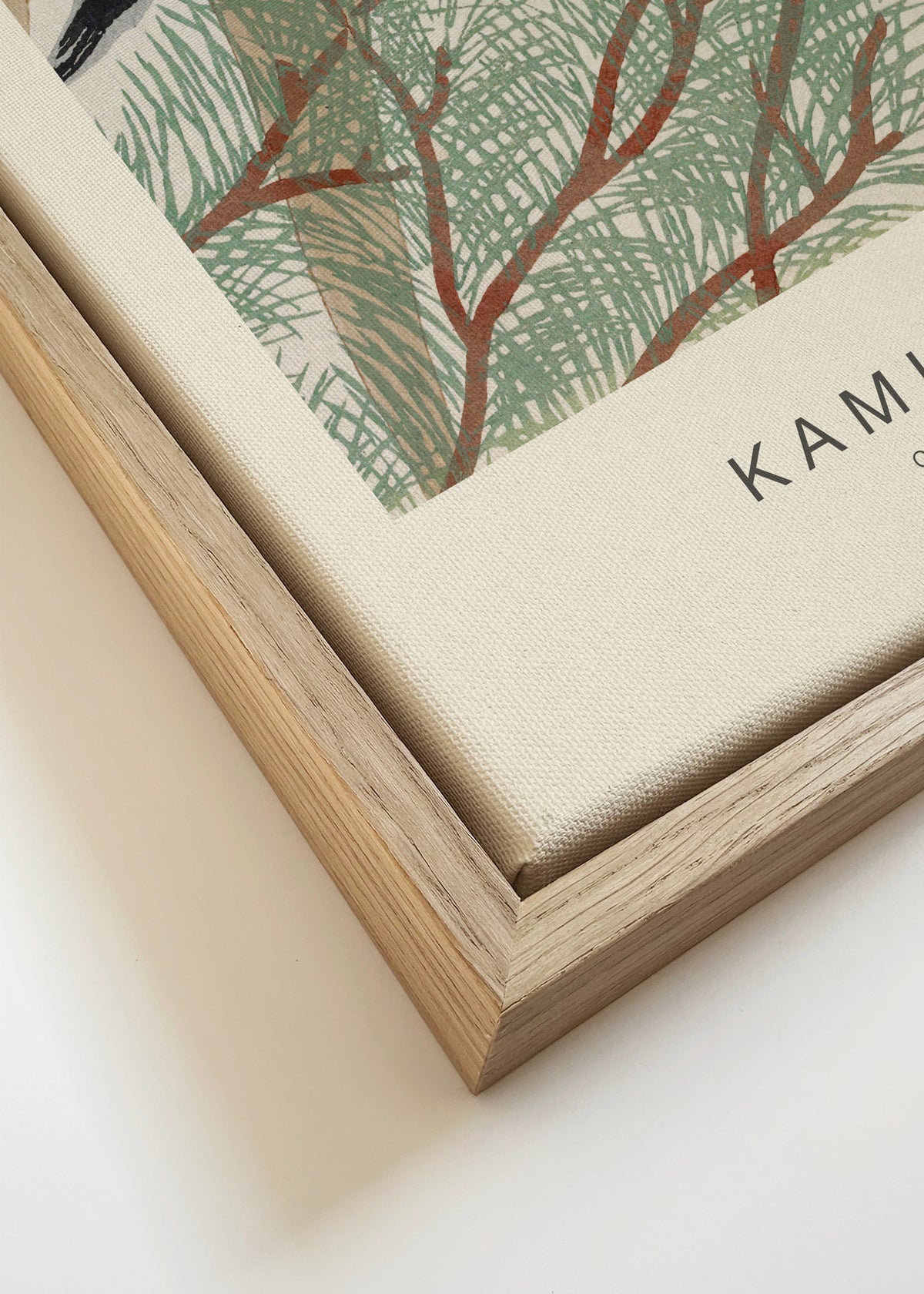 Cranes of Momoyogusa (Special Edition) - Kamisaka Sekka - Framed canvas detail