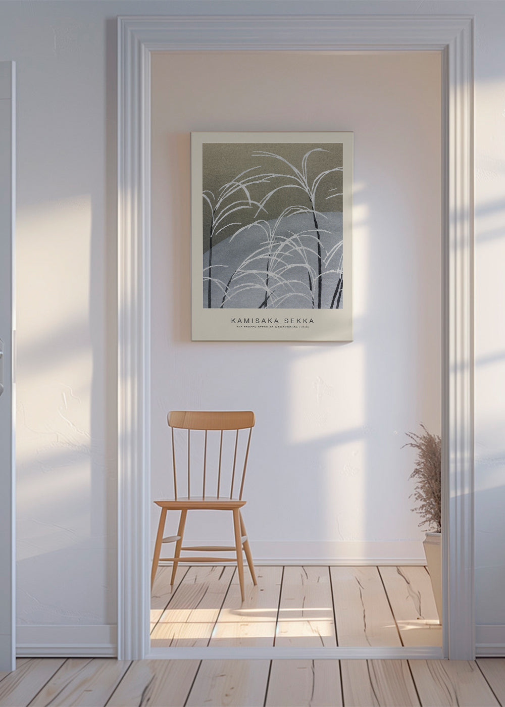 Plakat botaniczny: mrożone trzciny