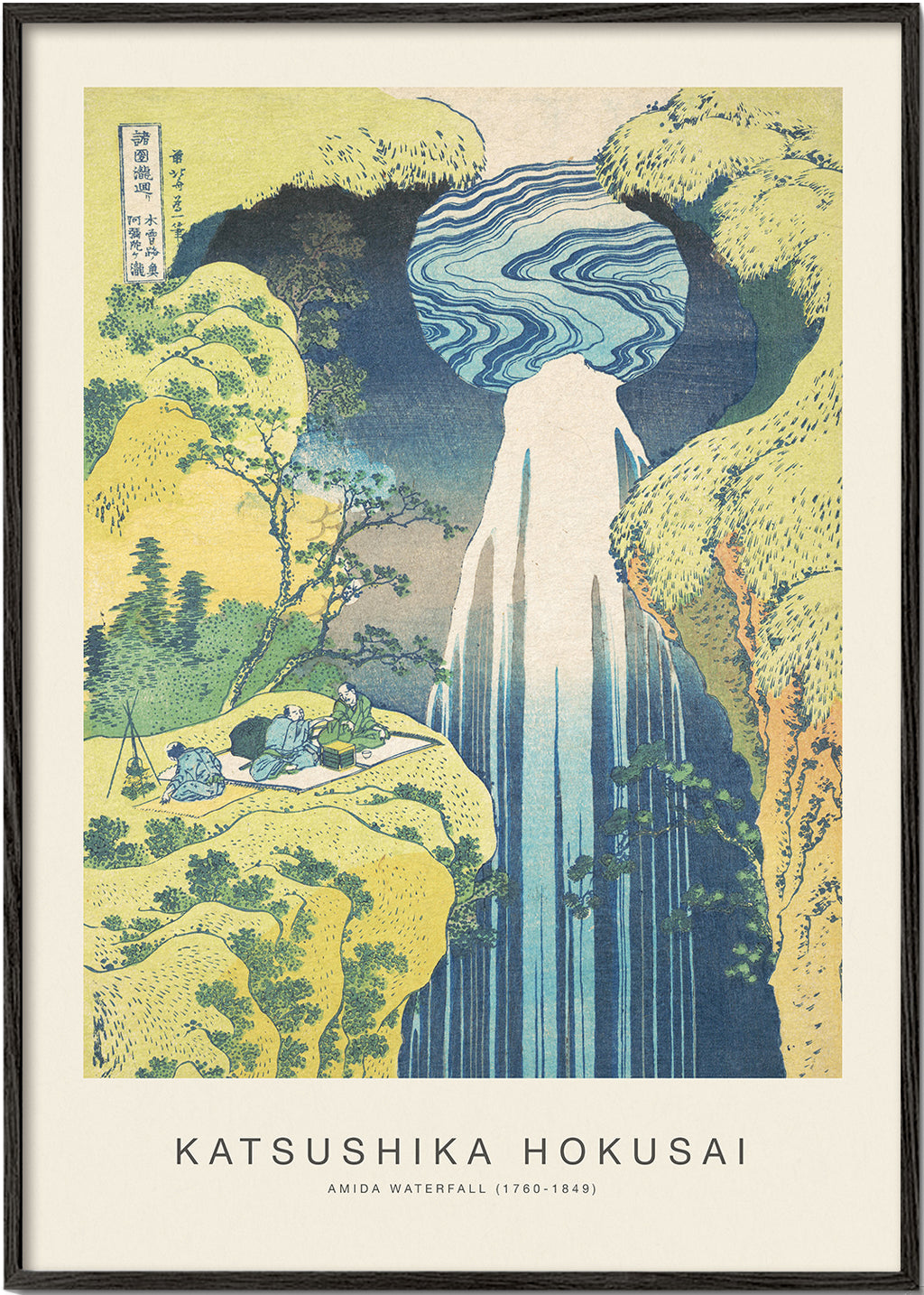 Sztuka krajobrazu: Wodospad Amida Hokusai