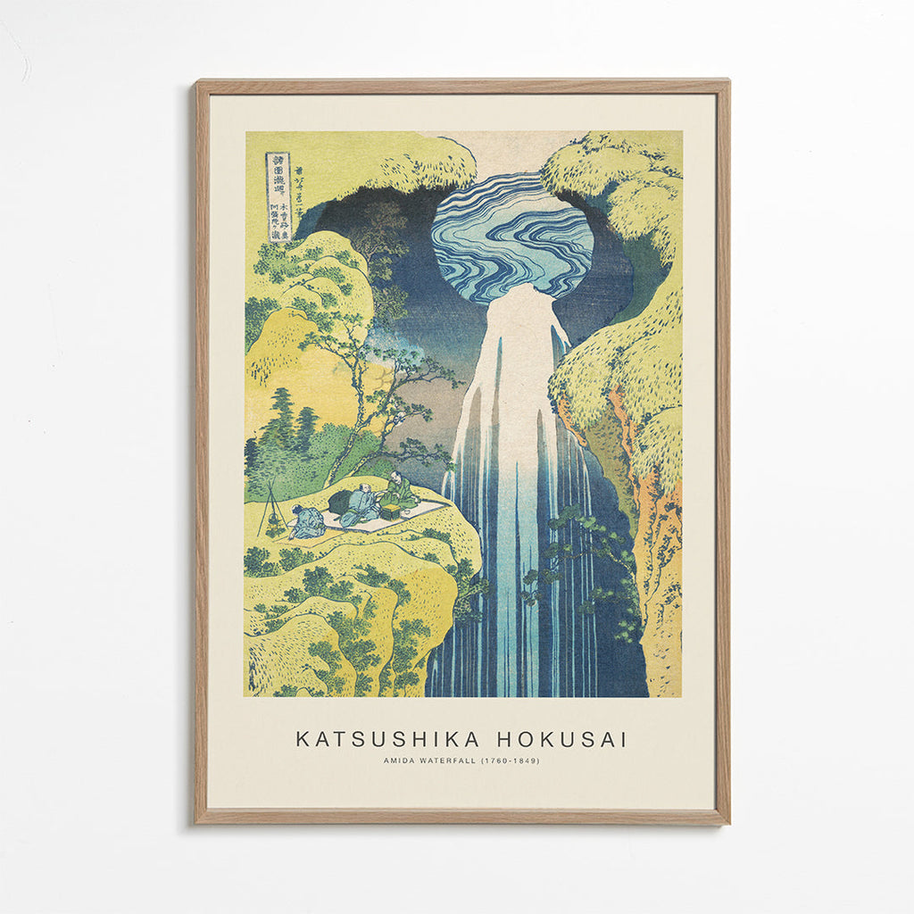 Sztuka krajobrazu: Wodospad Amida Hokusai