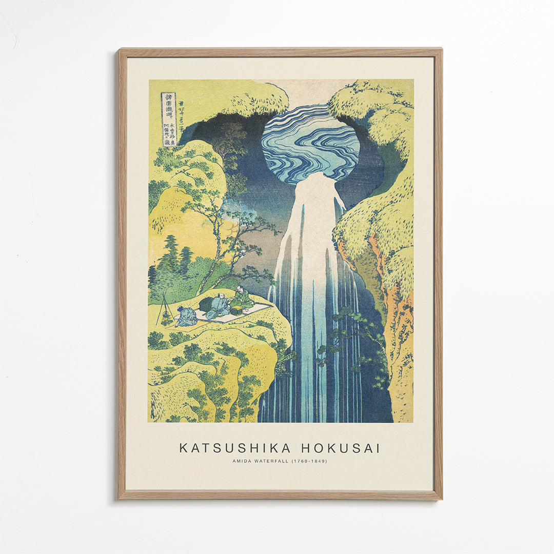 Sztuka krajobrazu: Wodospad Amida Hokusai
