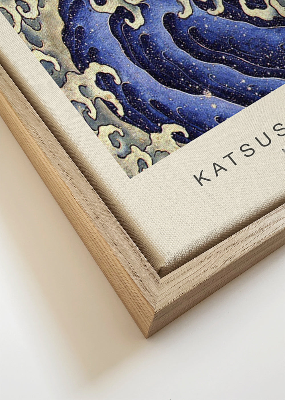 Ilustracja fali Hokusai w niebieskim