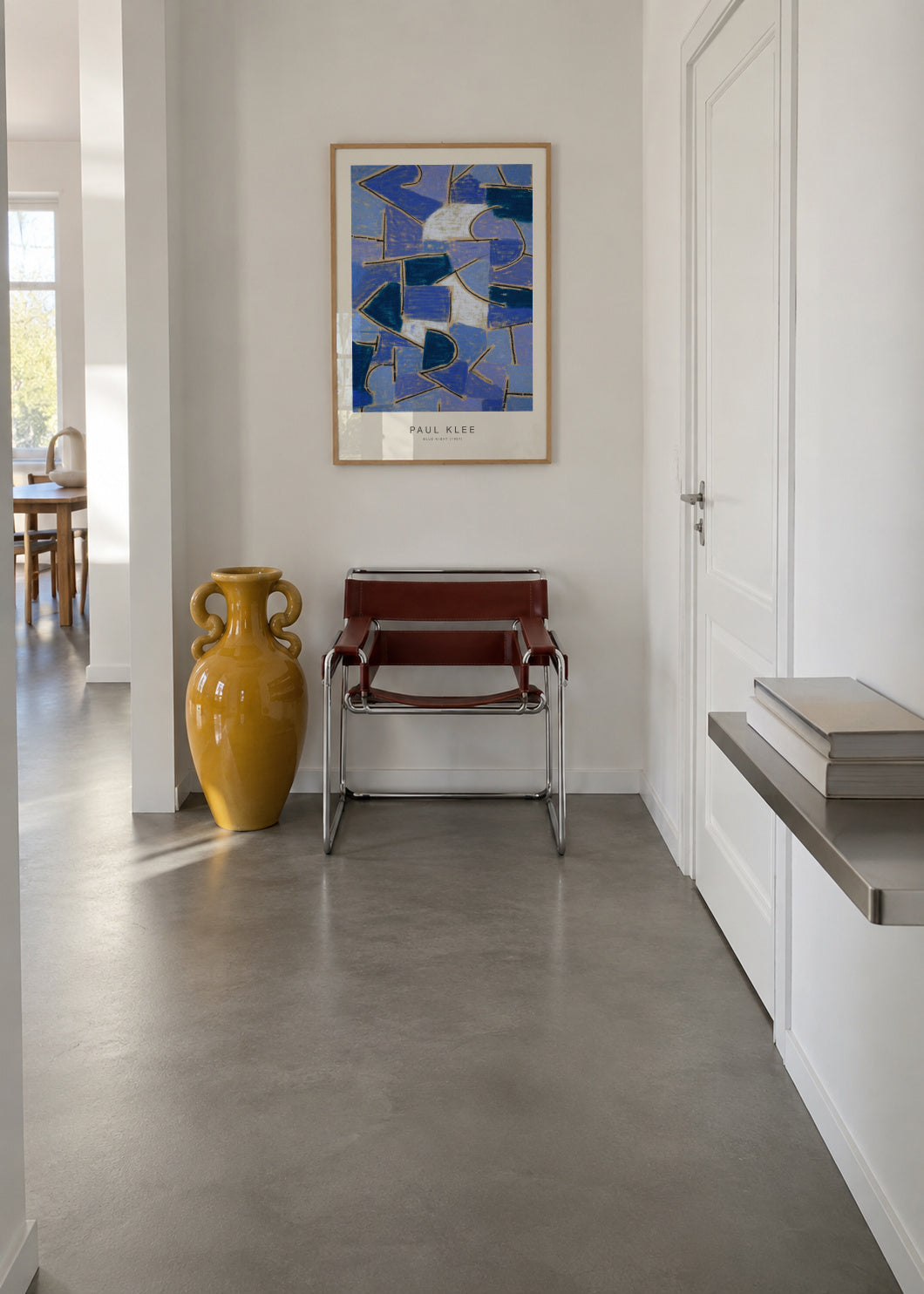 Blue Night (Special Edition) - Paul Klee - Framed poster in an interior