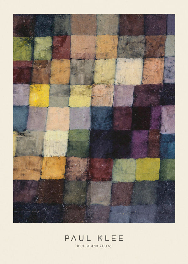 Obraz abstrakcyjny Paul Klee mozaika kolorów