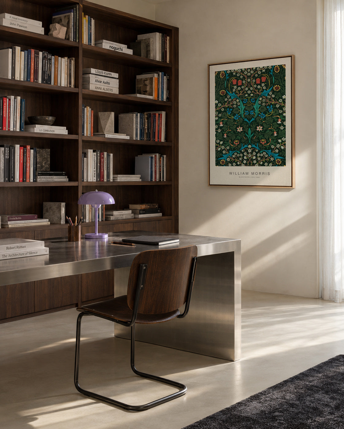 Blackthorn (Special Edition) - William Morris - Framed canvas in an interior