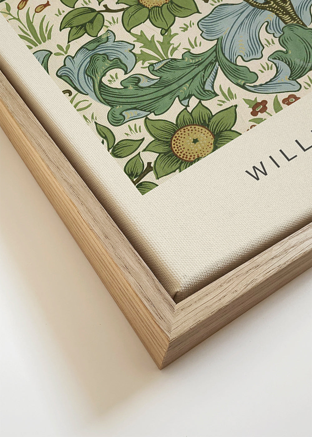 Plakat botaniczny William Morris wzór kwiatowy