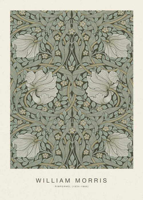 Plakat botaniczny Pimpernel William Morris