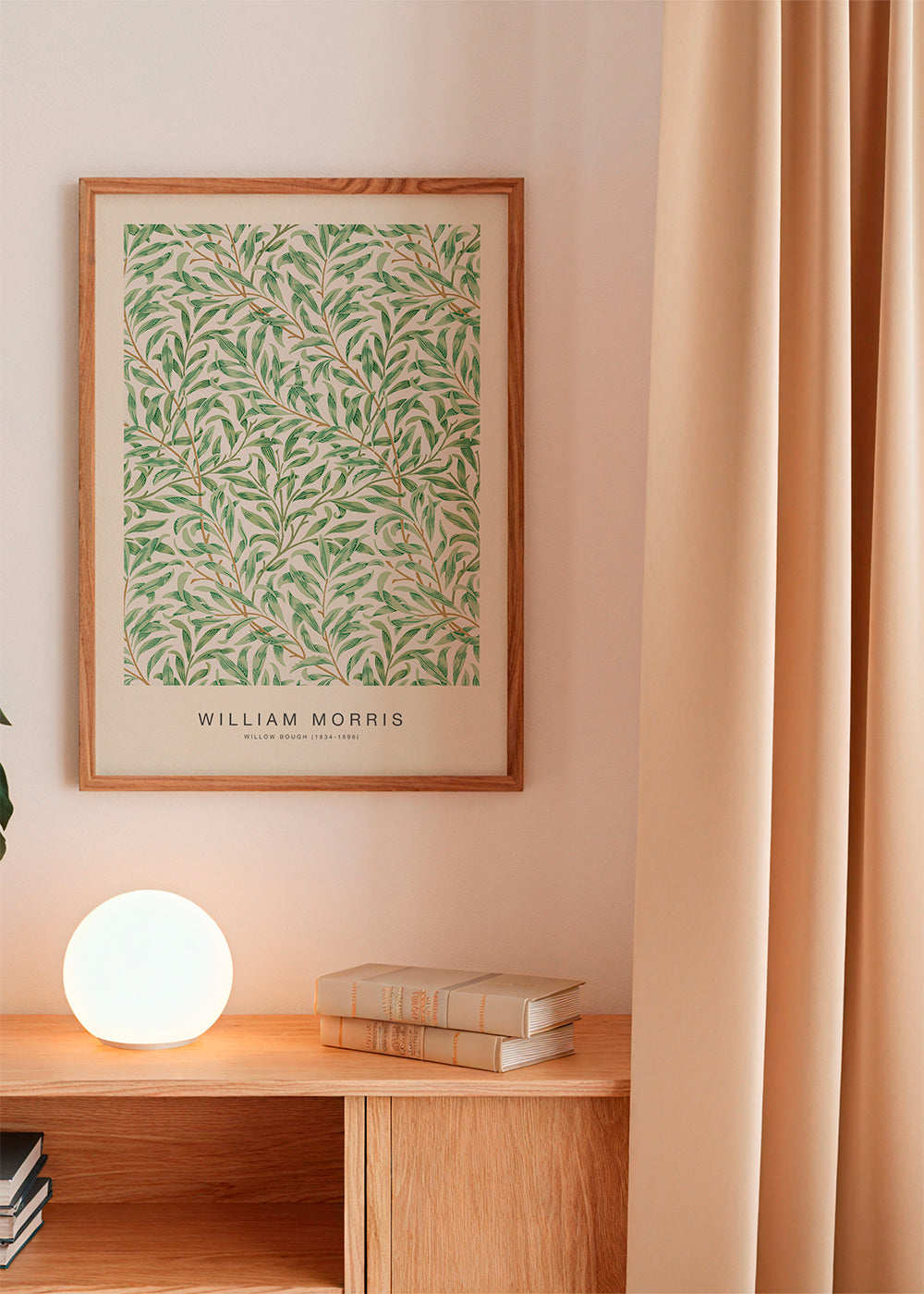 Plakat botaniczny Willow Bough liście