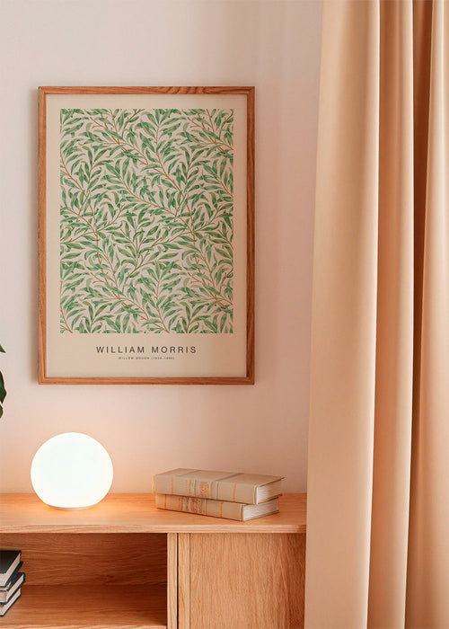 Plakat botaniczny Willow Bough liście