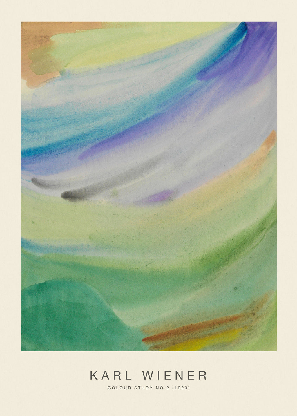 Colour Study No.2 - Karl Wiener - Unframed art print
