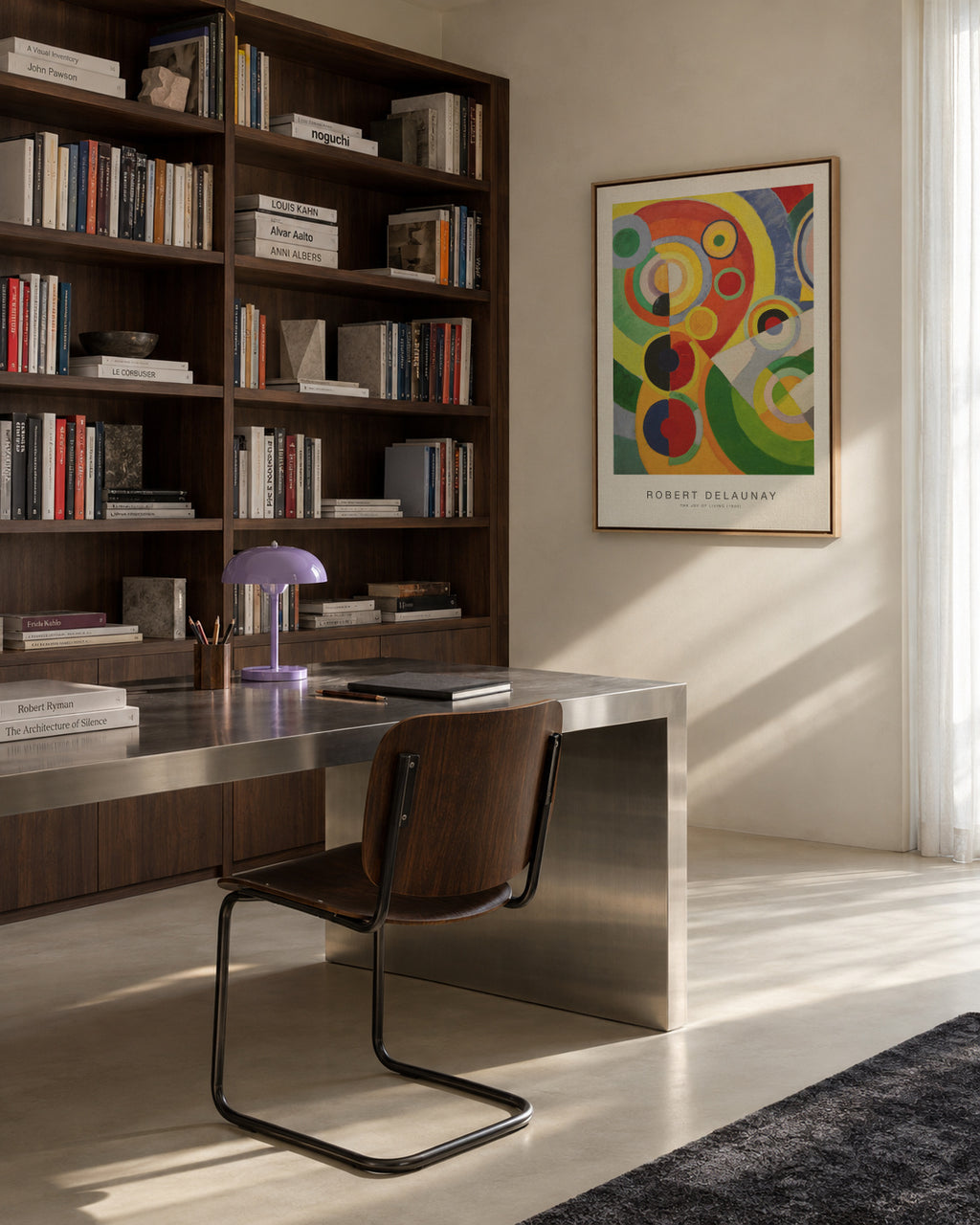 The Joy of Living (Special Edition) - Robert Delaunay - Framed canvas in an interior