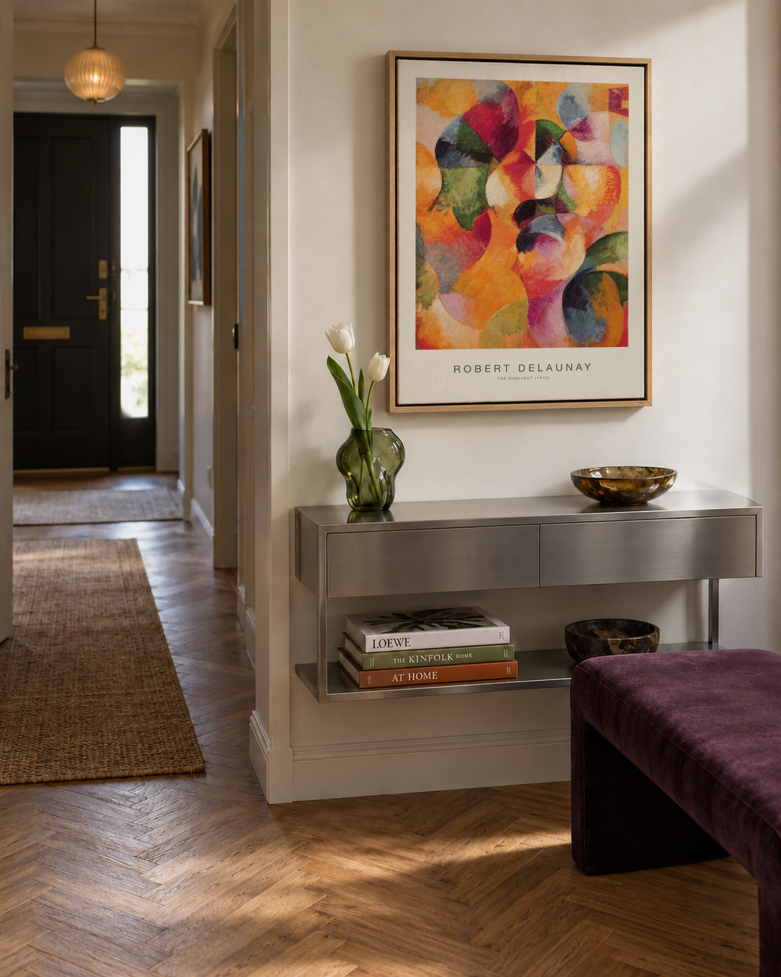 The Sunlight (Special Edition) - Robert Delaunay - Framed canvas in an interior