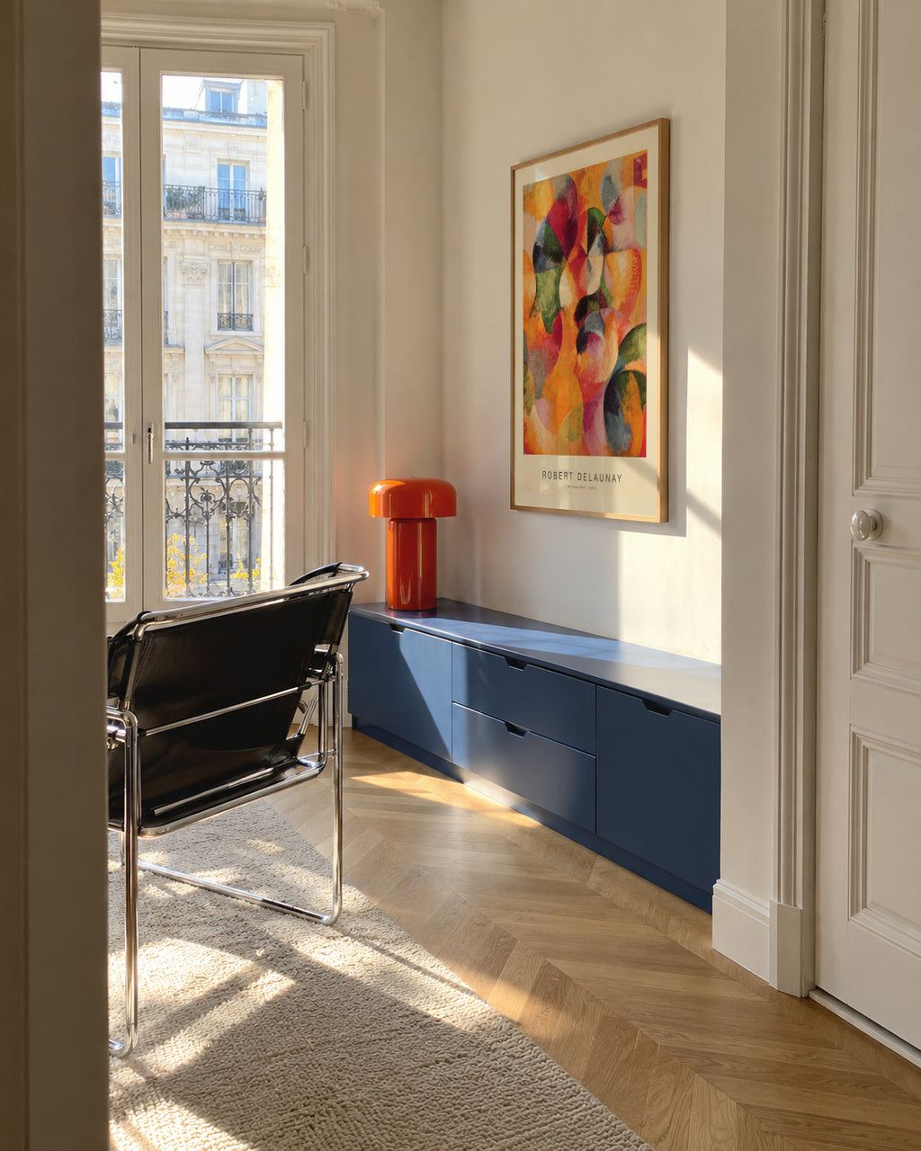 The Sunlight (Special Edition) - Robert Delaunay - Framed poster in an interior