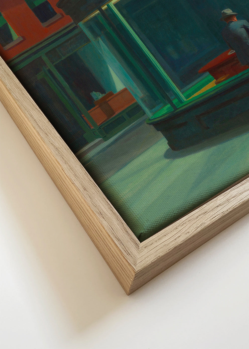 Sztuka do kuchni Nighthawks: nocna scena w dinerze