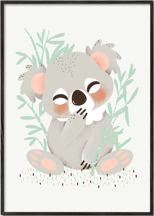 Plakat dziecięcy: koala uśmiechnięty