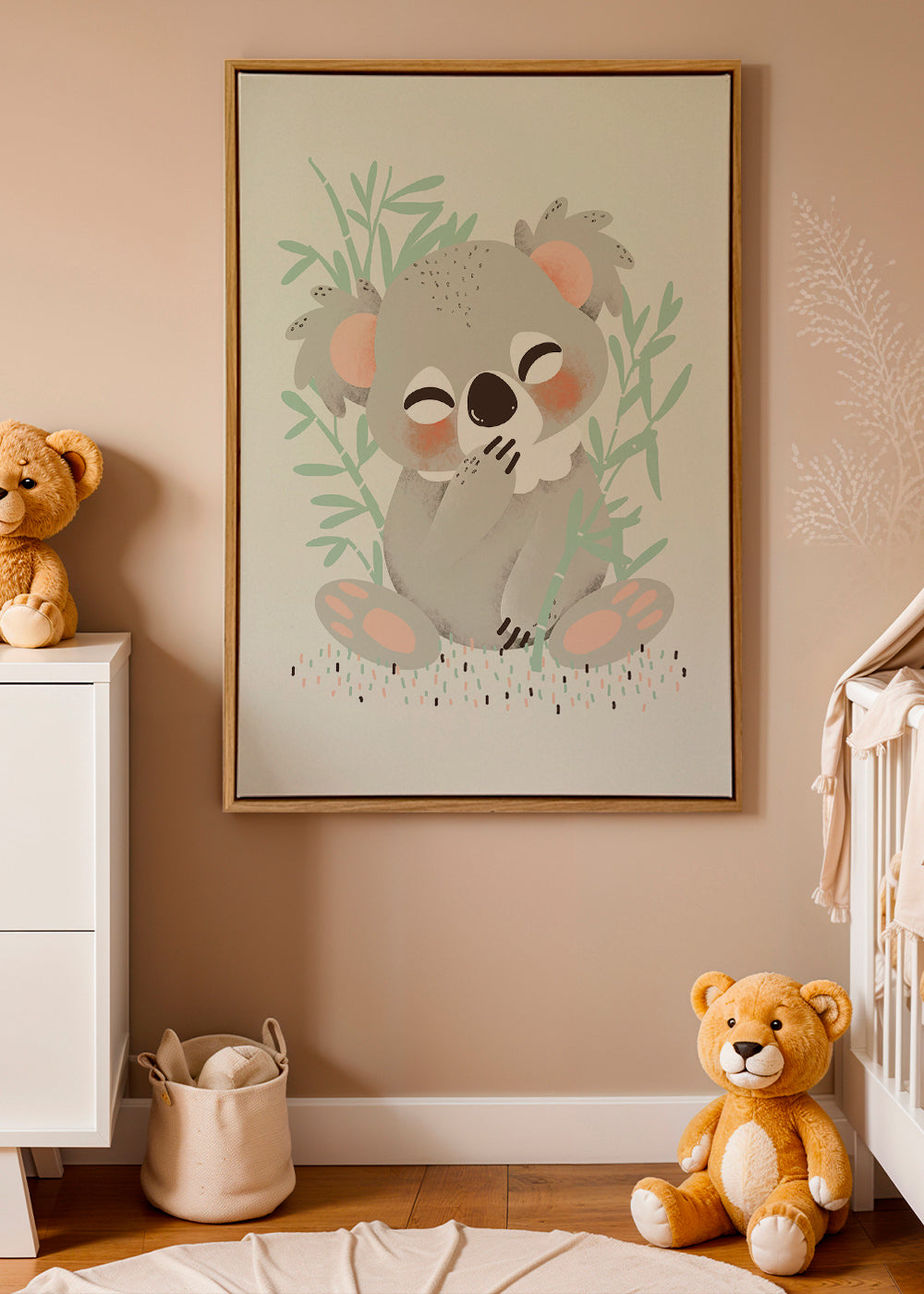 Plakat dziecięcy: koala uśmiechnięty