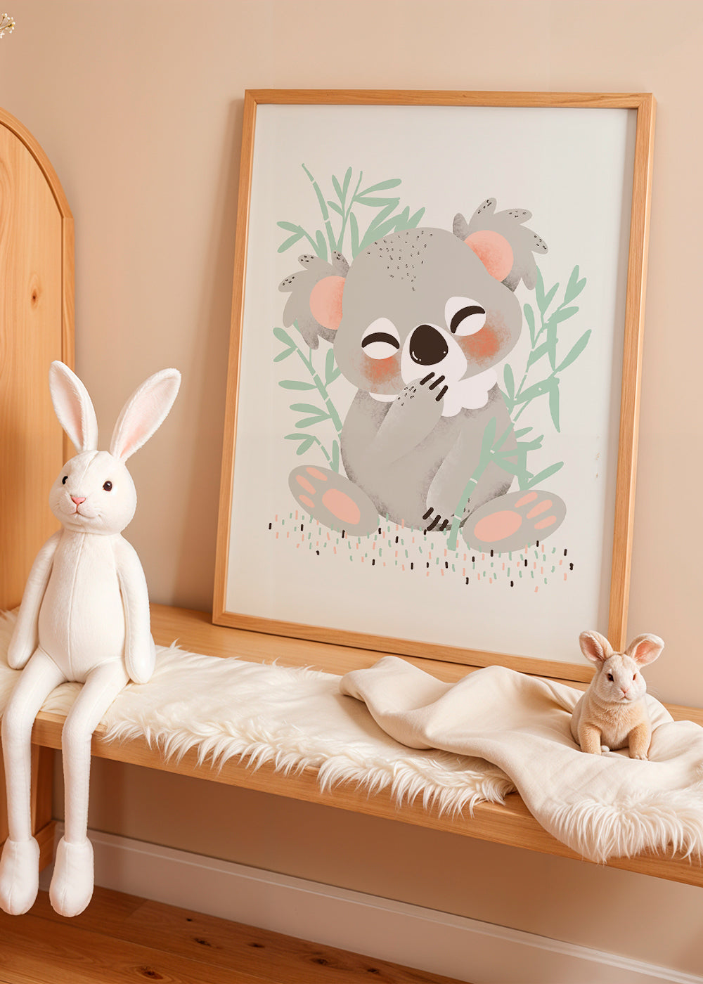 Plakat dziecięcy: koala uśmiechnięty