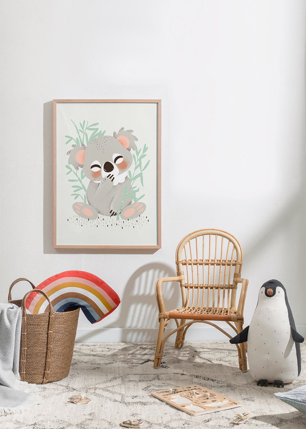 Plakat dziecięcy: koala uśmiechnięty