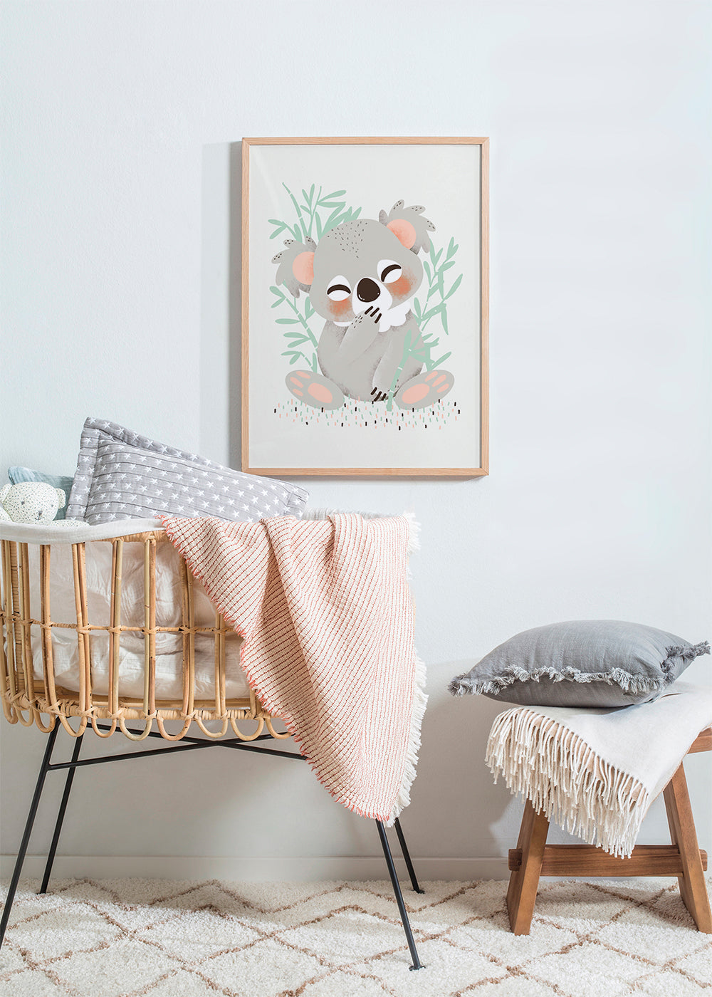 Plakat dziecięcy: koala uśmiechnięty