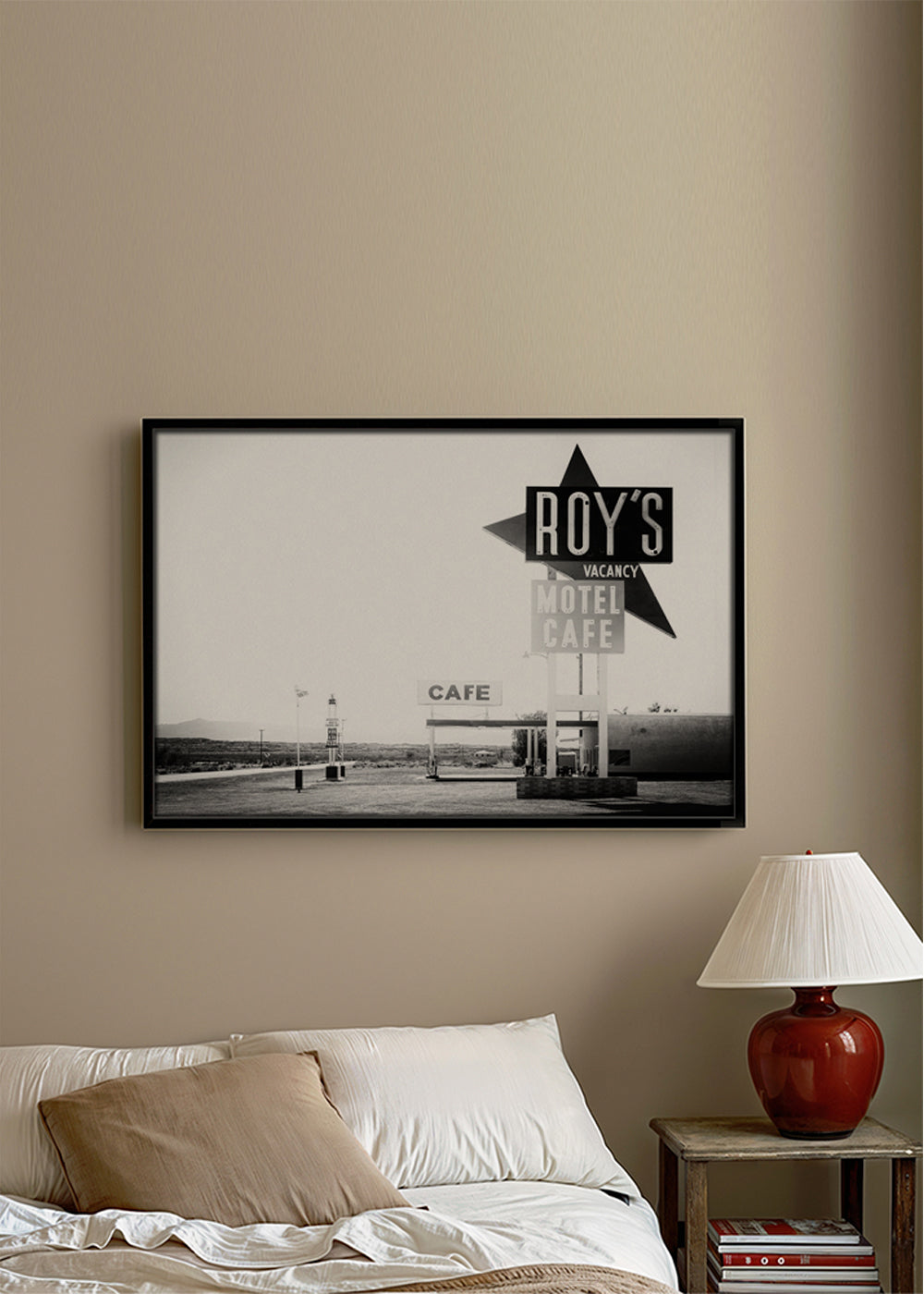 Plakat vintage Roy's Motel Café Route 66