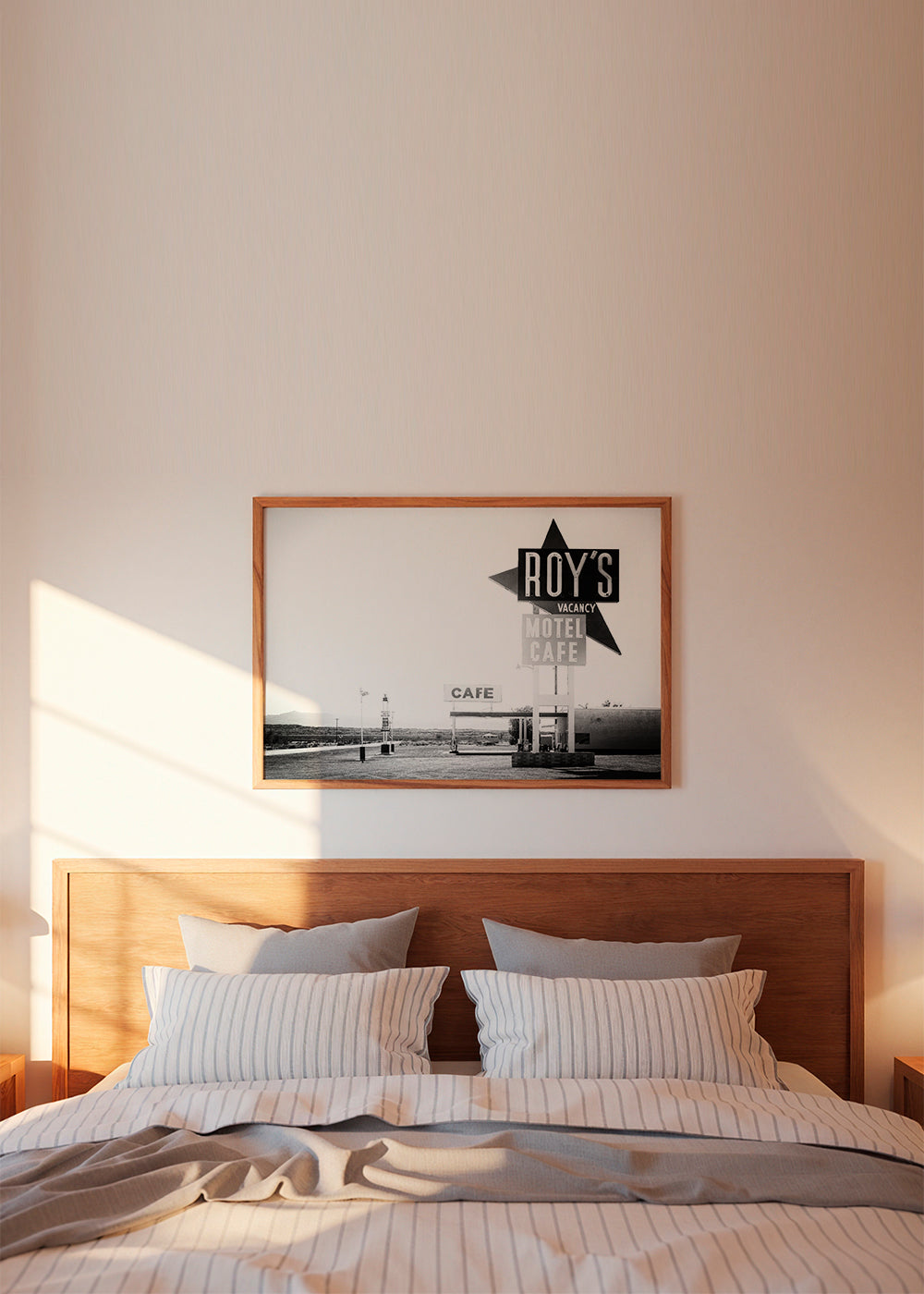 Plakat vintage Roy's Motel Café Route 66
