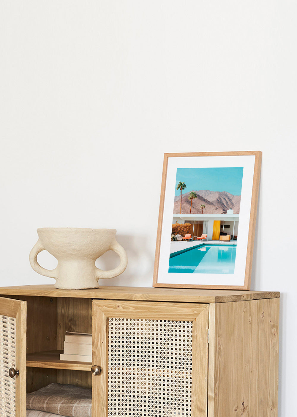 Obraz krajobrazowy z basenem i palmami – Product1