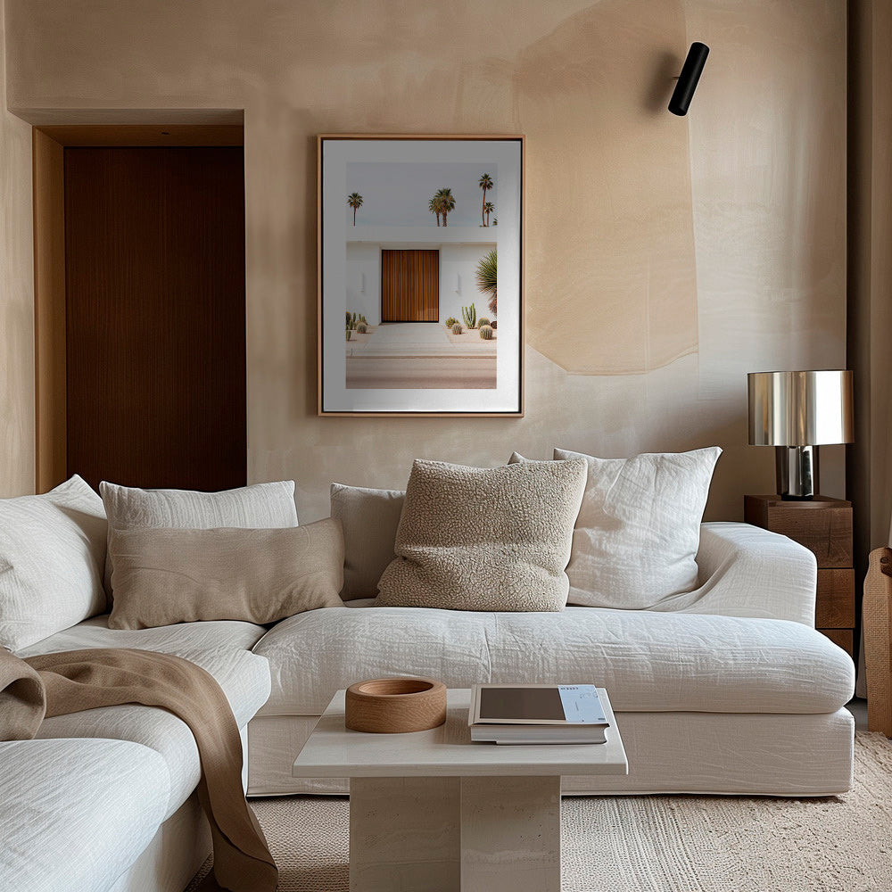 Fotografia architektoniczna z drzwiami lamelowymi – Canvas1