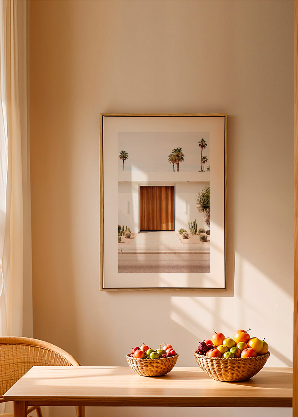 Fotografia architektoniczna z drzwiami lamelowymi – Canvas2