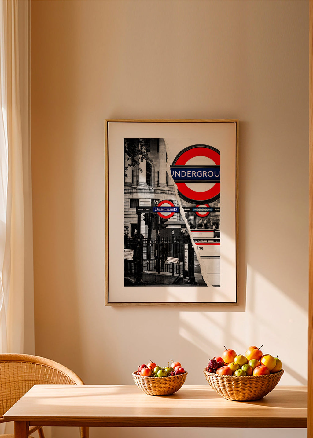 Sztuka miasta z szyldem Underground z Londynu – Canvas2