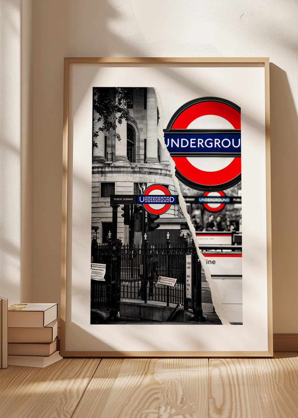 Sztuka miasta z szyldem Underground z Londynu – Product1