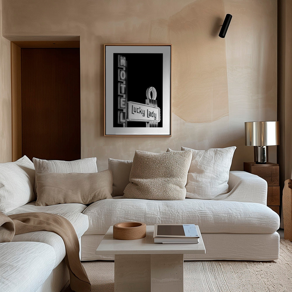 Fotografia szyldu Motel Lucky Lady – Canvas1
