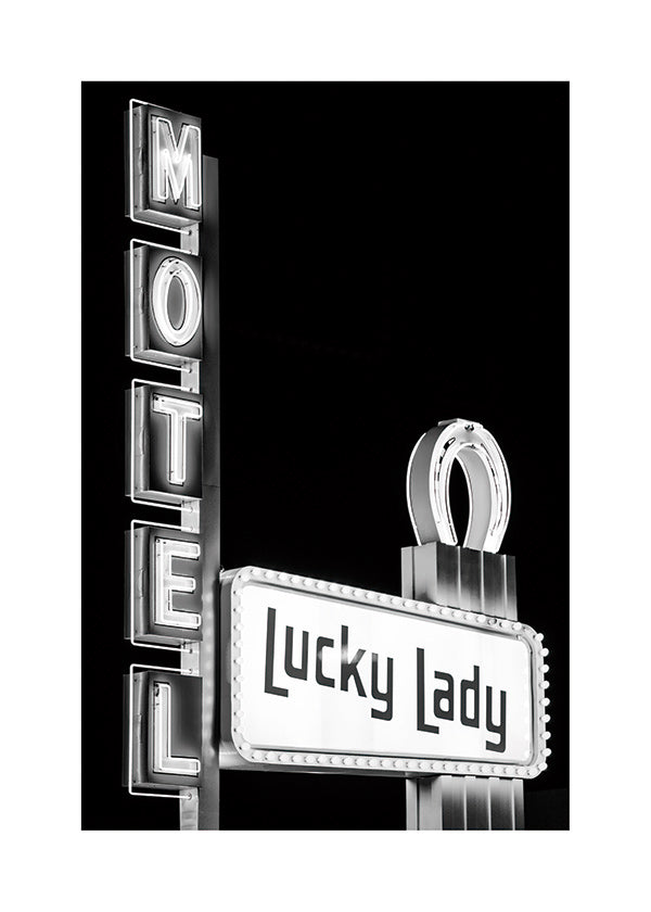Fotografia szyldu Motel Lucky Lady