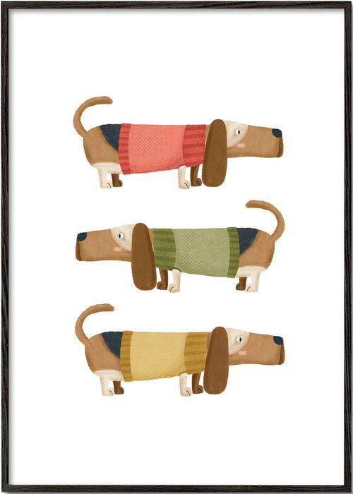 Ilustracja trio jamników