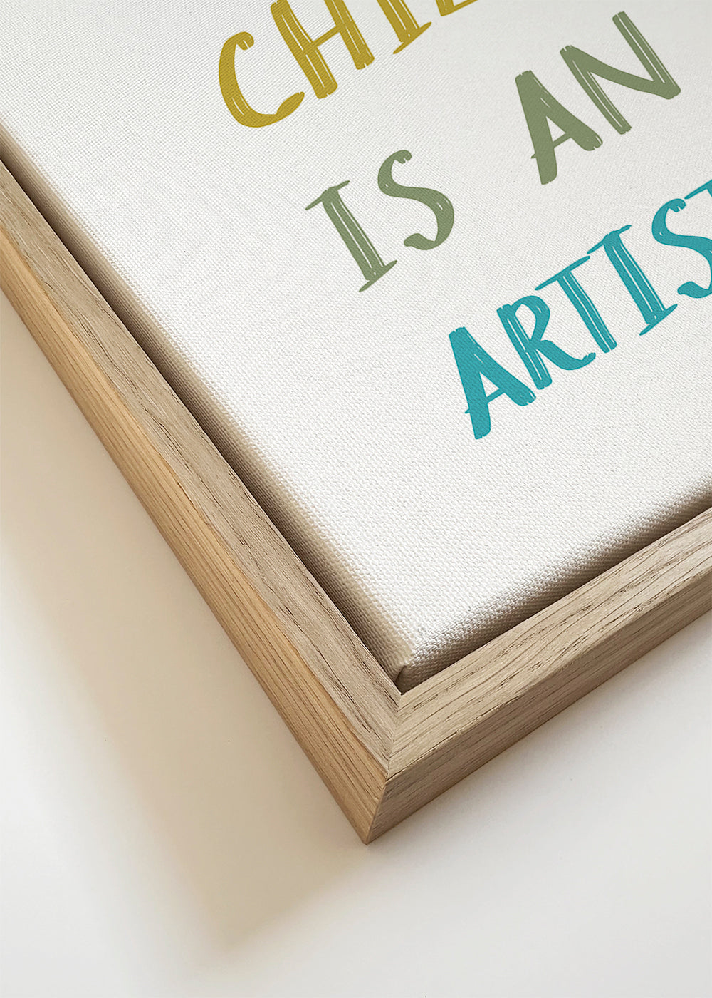 Ilustracja typograficzna Every Child Is An Artist