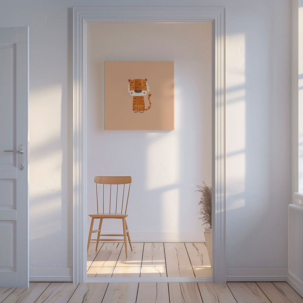 Ilustracja tygrysa minimalna