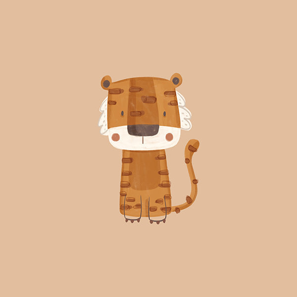 Ilustracja tygrysa minimalna