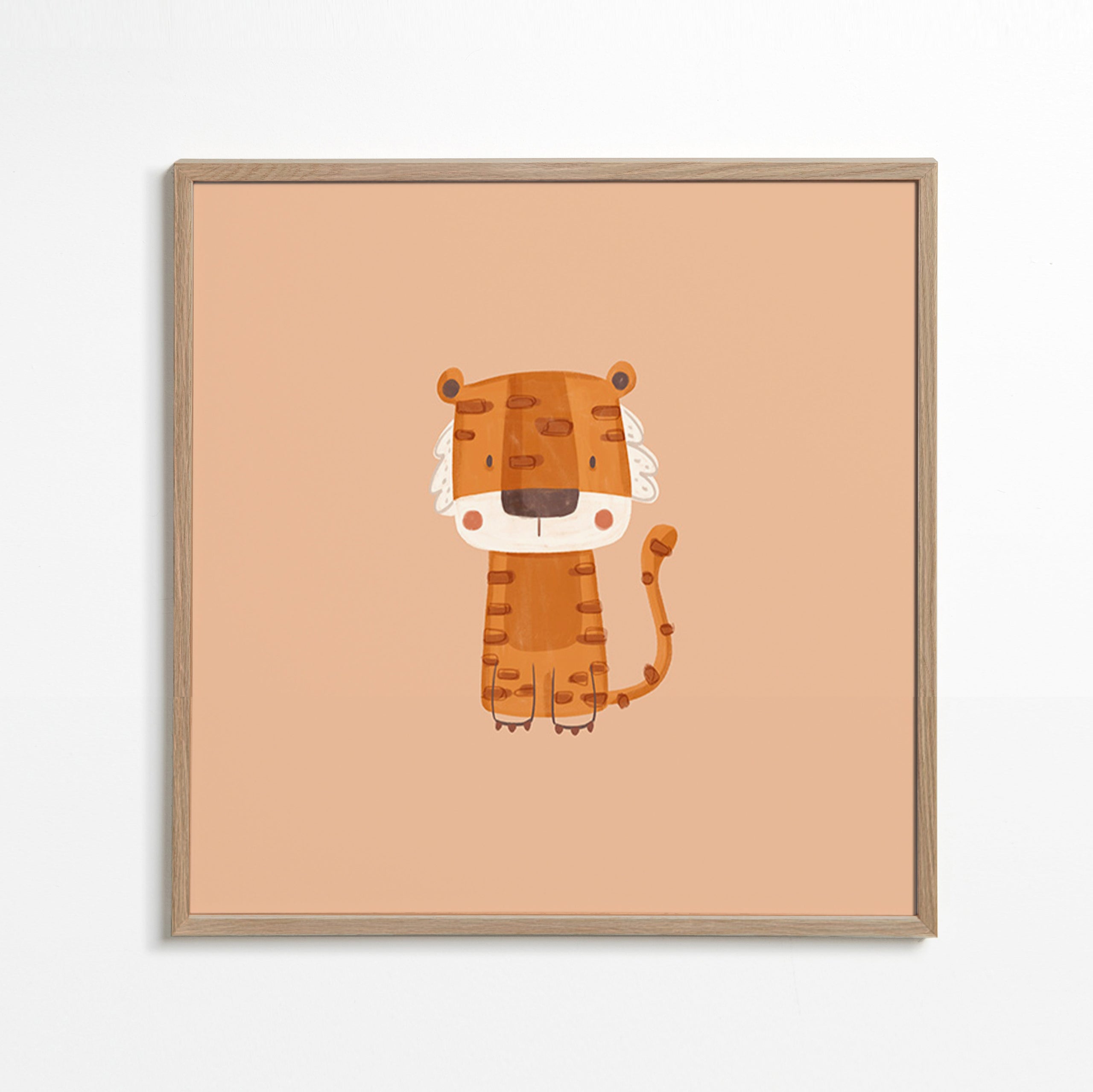 Ilustracja tygrysa minimalna