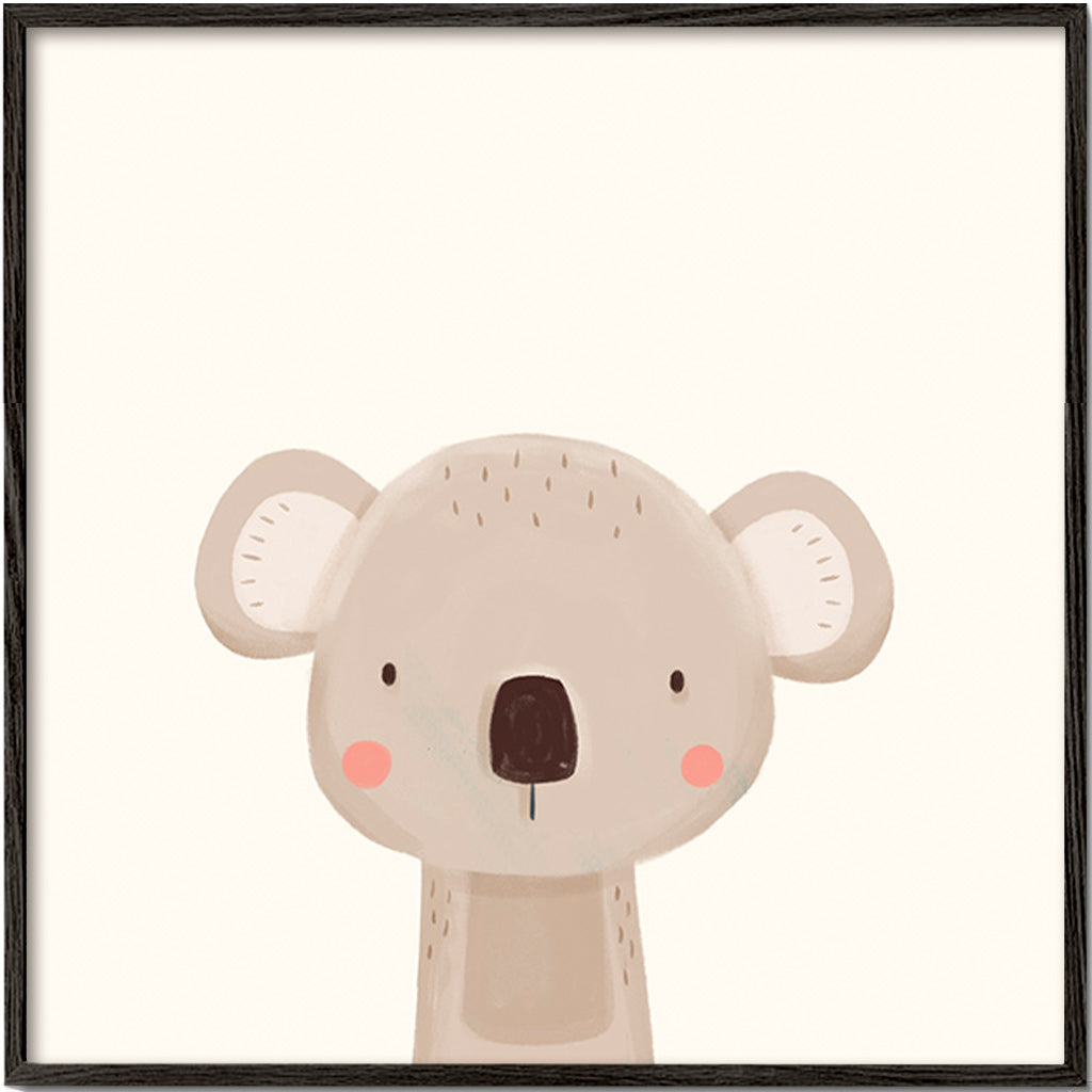 Plakat dziecięcy koala uroczy