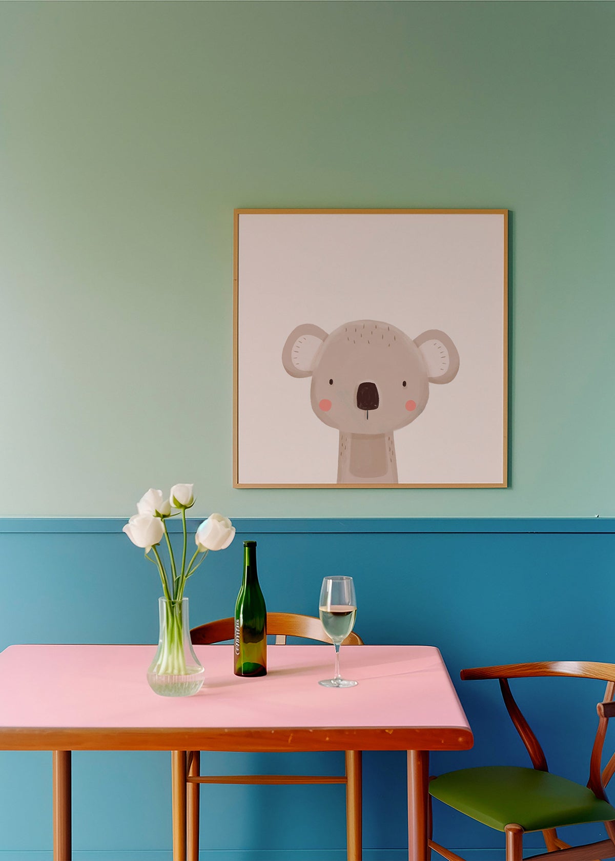 Plakat dziecięcy koala uroczy
