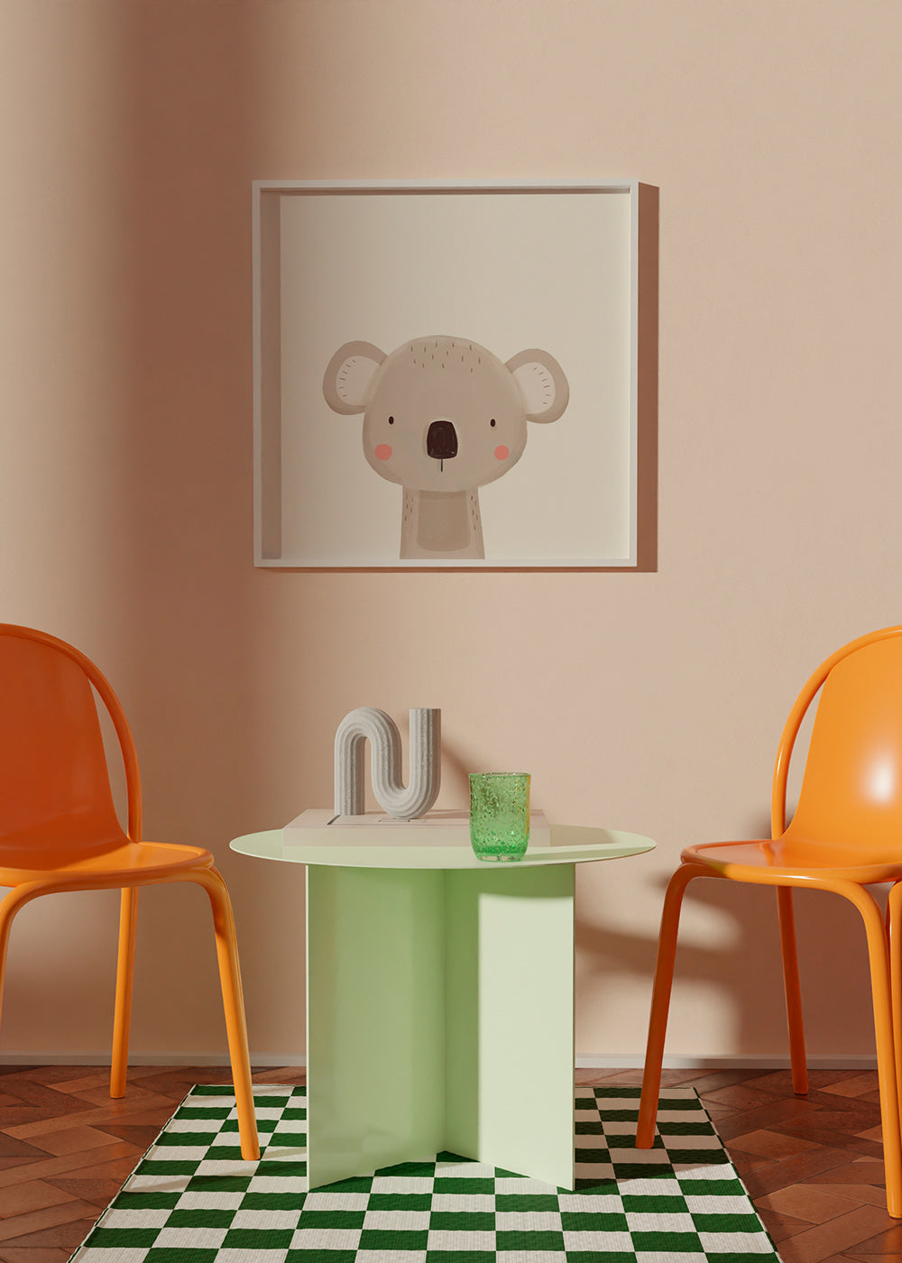 Plakat dziecięcy koala uroczy