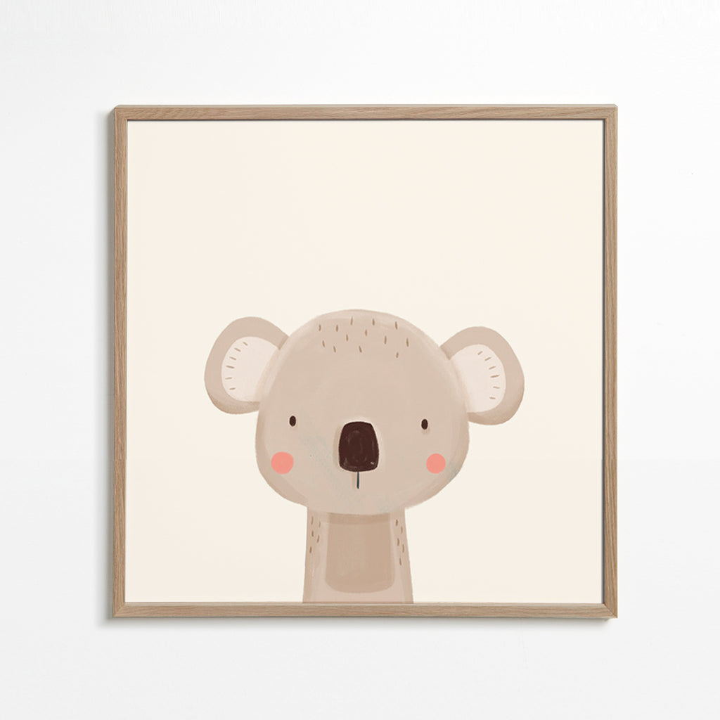 Plakat dziecięcy koala uroczy