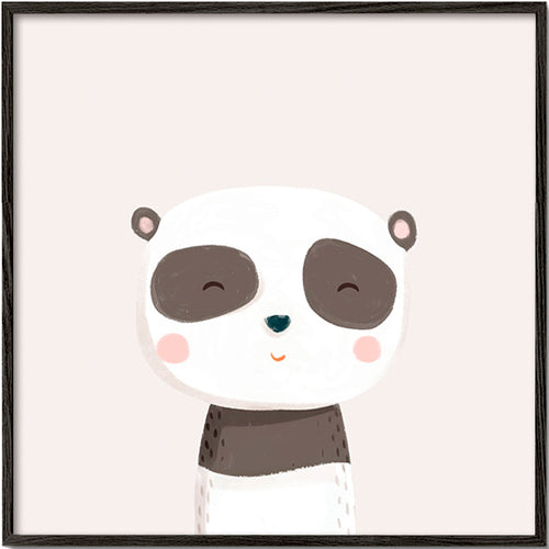 Plakat dziecięcy słodki panda ilustracja