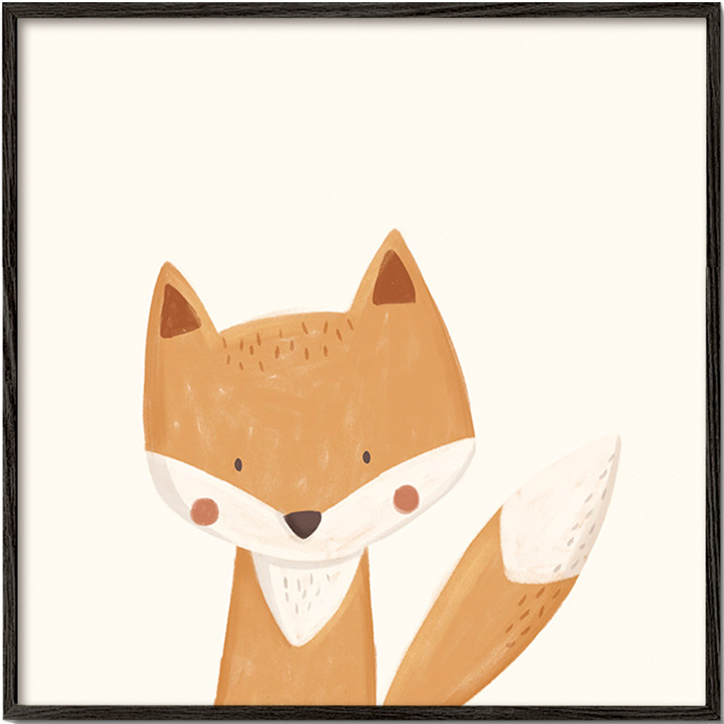 Uroczy lisek ilustracja
